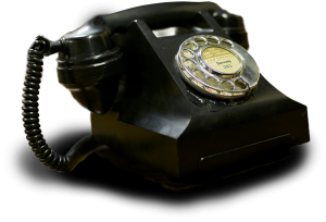 Foto eines alten Telefons.