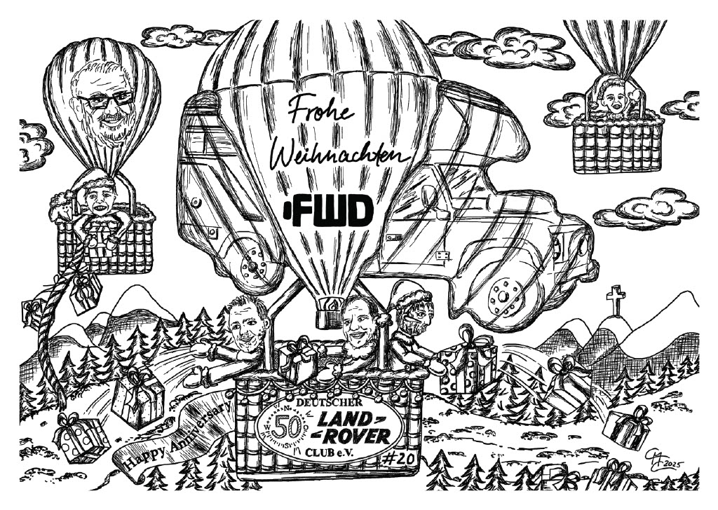 FWD Weihnachtskarte 2025